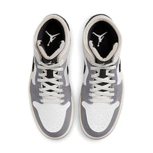 Cargar imagen en el visor de la galería, Jordan 1 Mid SE Craft White Cement Grey Black