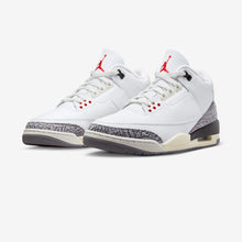 Cargar imagen en el visor de la galería, Jordan 3 Retro White Cement Reimagined