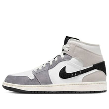 Cargar imagen en el visor de la galería, Jordan 1 Mid SE Craft White Cement Grey Black