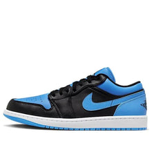 Cargar imagen en el visor de la galería, Jordan 1 Low Black University Blue