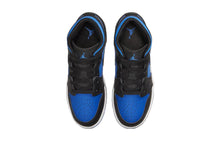 Cargar imagen en el visor de la galería, Jordan 1 Mid Black Royal Blue (GS)
