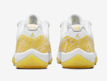 Cargar imagen en el visor de la galería, Jordan 11 Retro Low Yellow Snakeskin (Women's)
