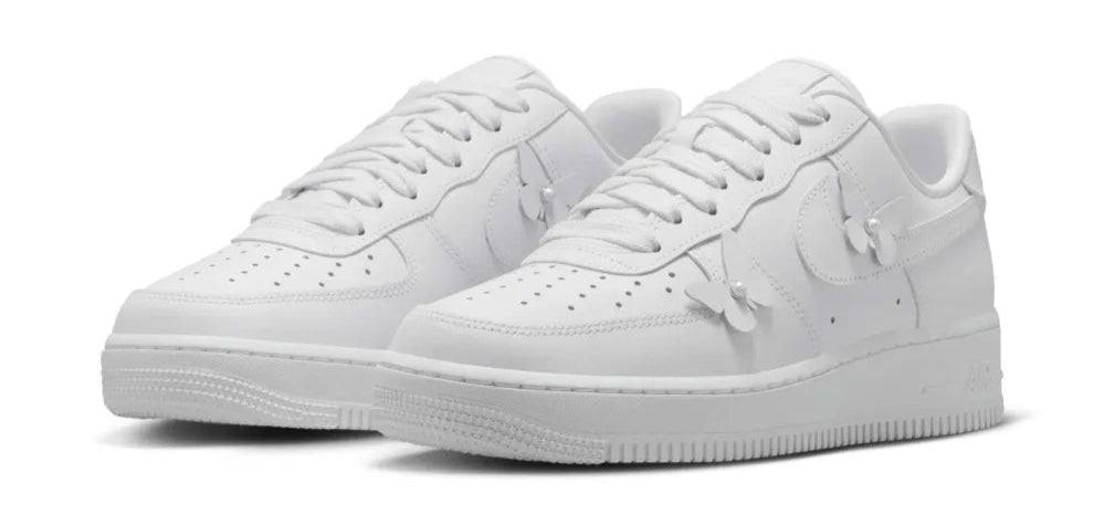 W NIKE AIR FORCE 1 LOW '' BUTTERFLY WHITE ''