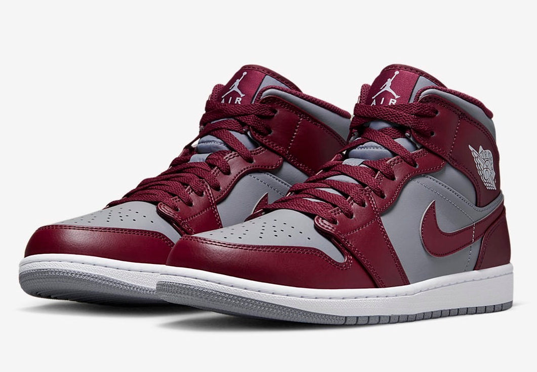 Jordan 1 Mid Cherrywood Red