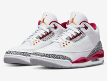 Cargar imagen en el visor de la galería, Jordan 3 Retro Cardinal
