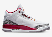 Cargar imagen en el visor de la galería, Jordan 3 Retro Cardinal
