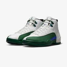 Cargar imagen en el visor de la galería, Air Jordan 12 Summit White and Gorge Green
