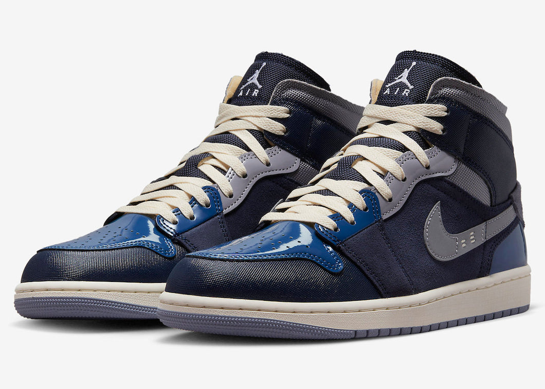 Air Jordan 1 Mid SE Craft “Obsidian”